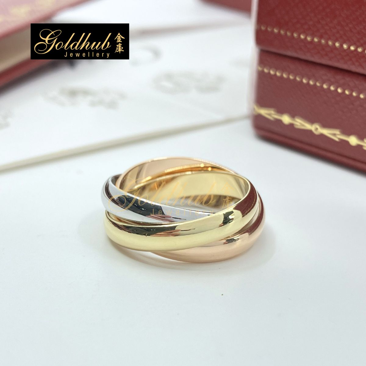 Cartier Trinity Ring, Classic Model, Size 51