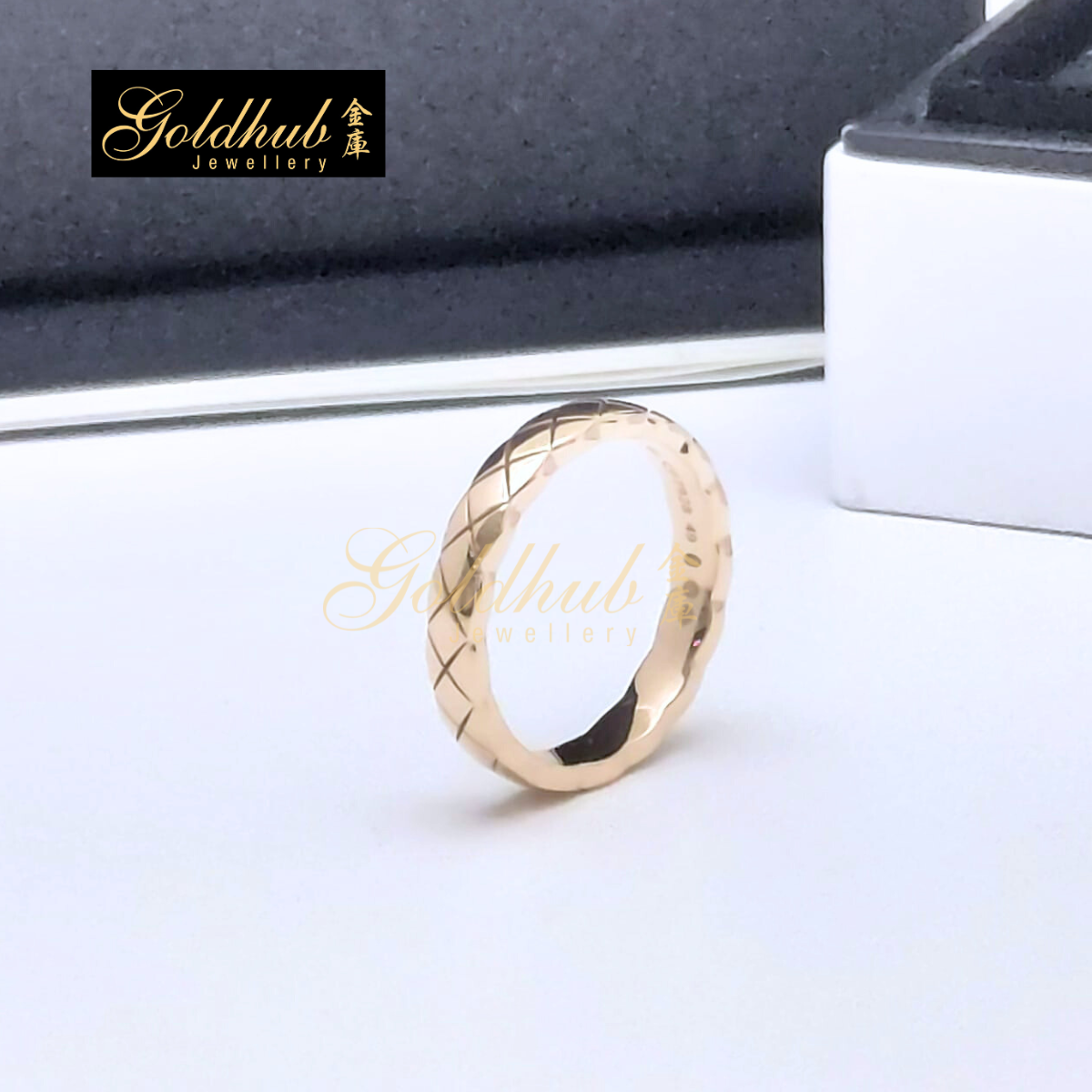 Chanel Coco Crush Ring, Mini Version in Rose Gold, Size 49