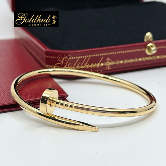 Cartier Juste Un Clou Bracelet, Classic Model in Yellow Gold, Size 18