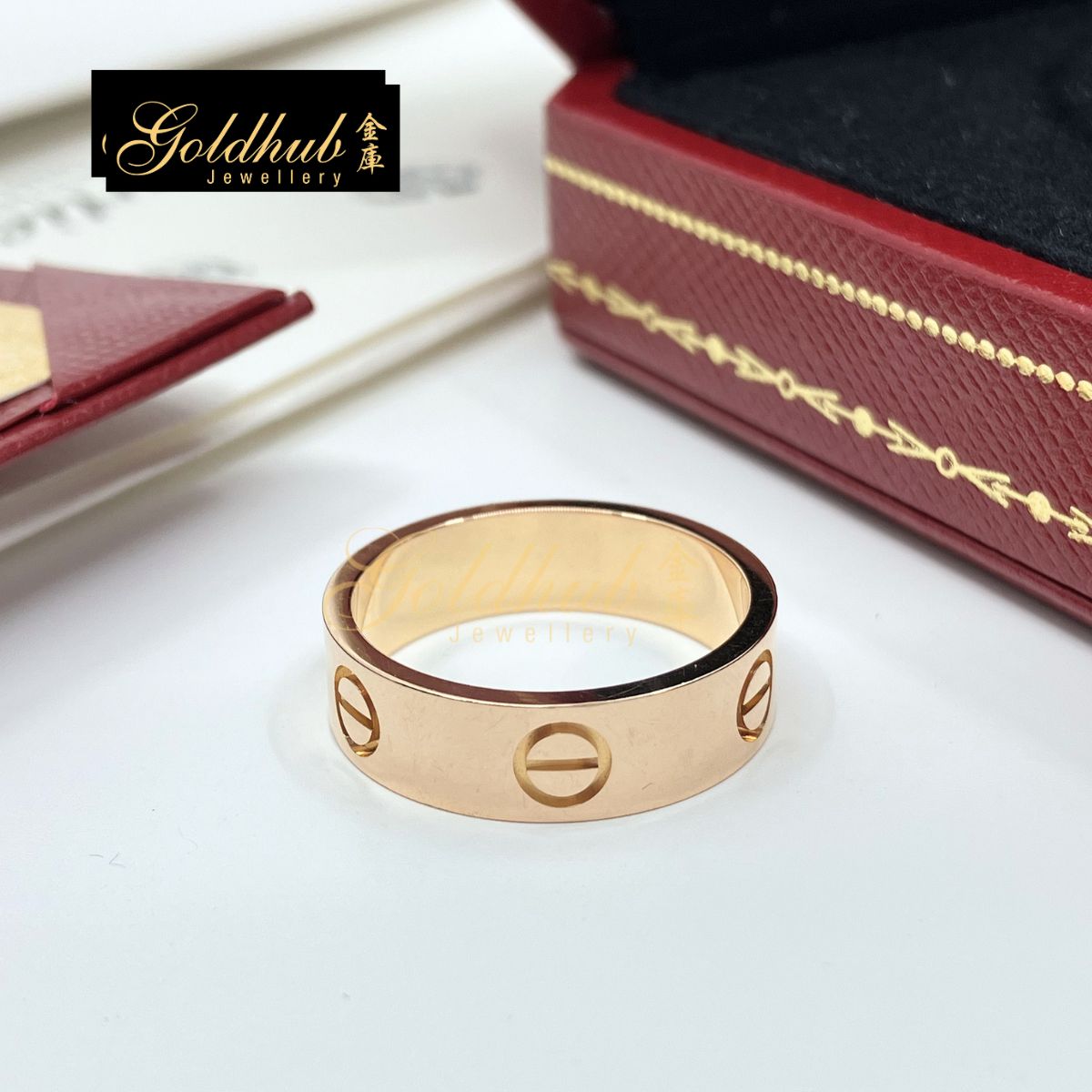 Cartier Love Ring, Classic Model in Rose Gold, Size 54