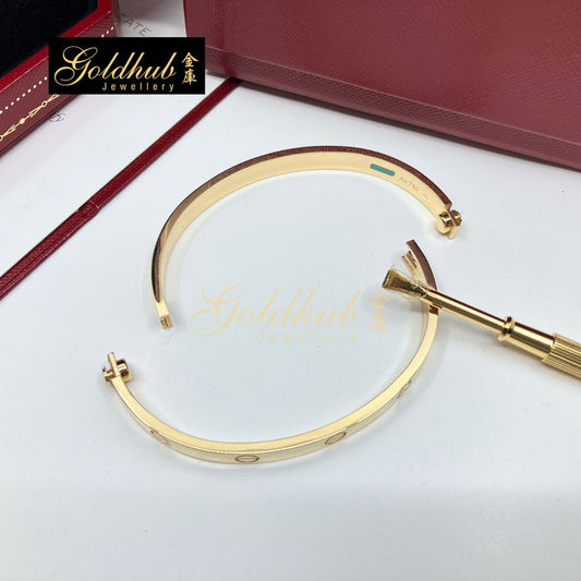 Cartier Love Bracelet, Classic Model in Yellow Gold, Size 19