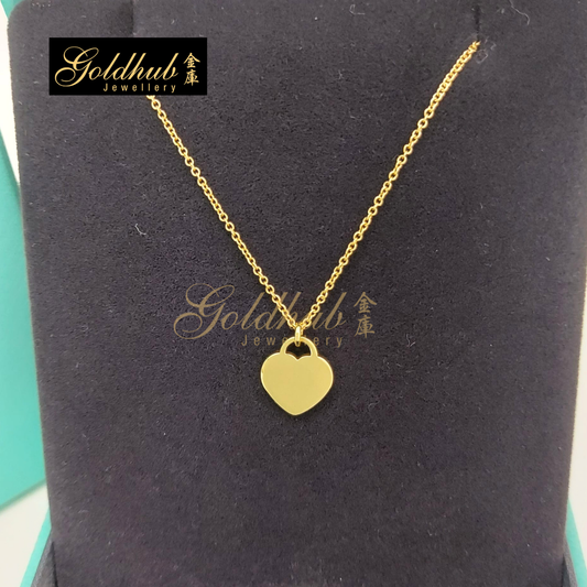 Tiffany & Co Return to Tiffany, Mini Heart Tag Pendant in Yellow Gold