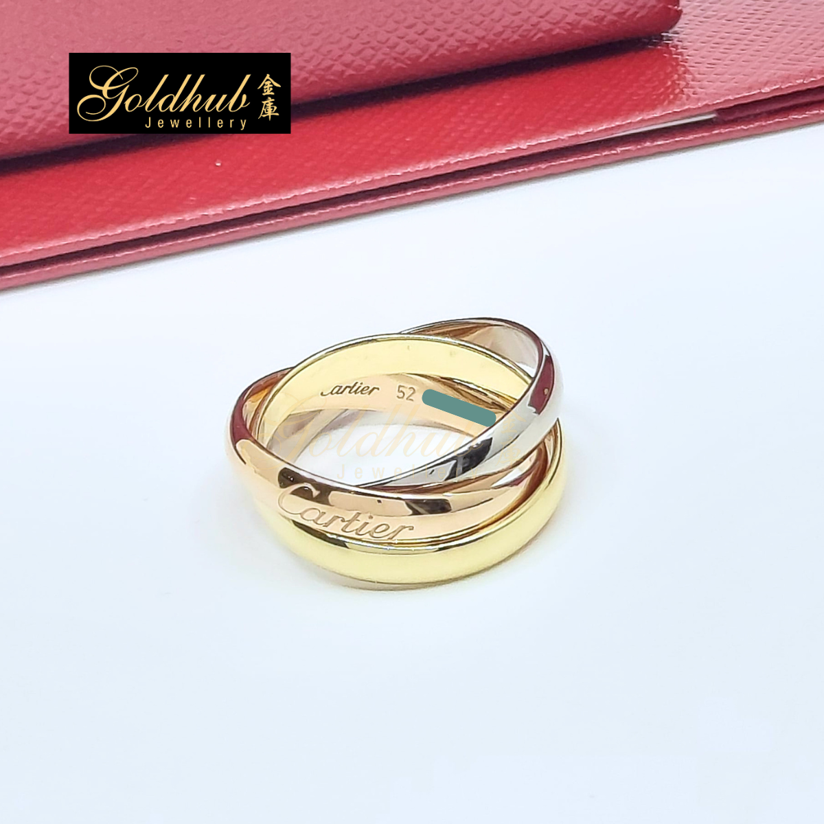Cartier Trinity Ring, Classic Model, Size 52