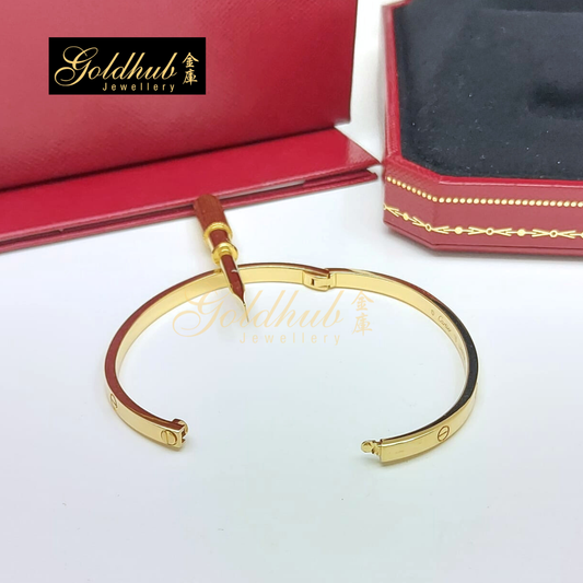 Cartier Love Bracelet, Small Model in Yellow Gold, Size 16