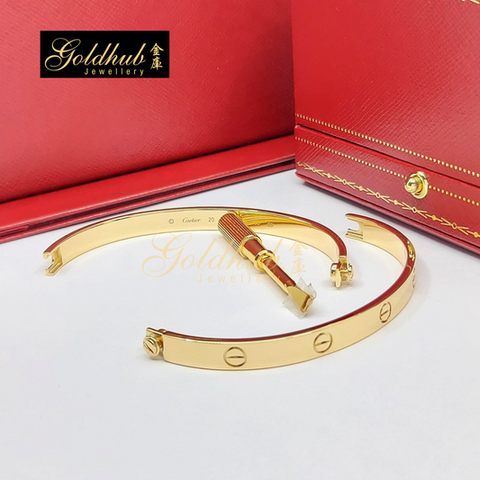 Cartier Love Bracelet, Classic Model in Yellow Gold, Size 20