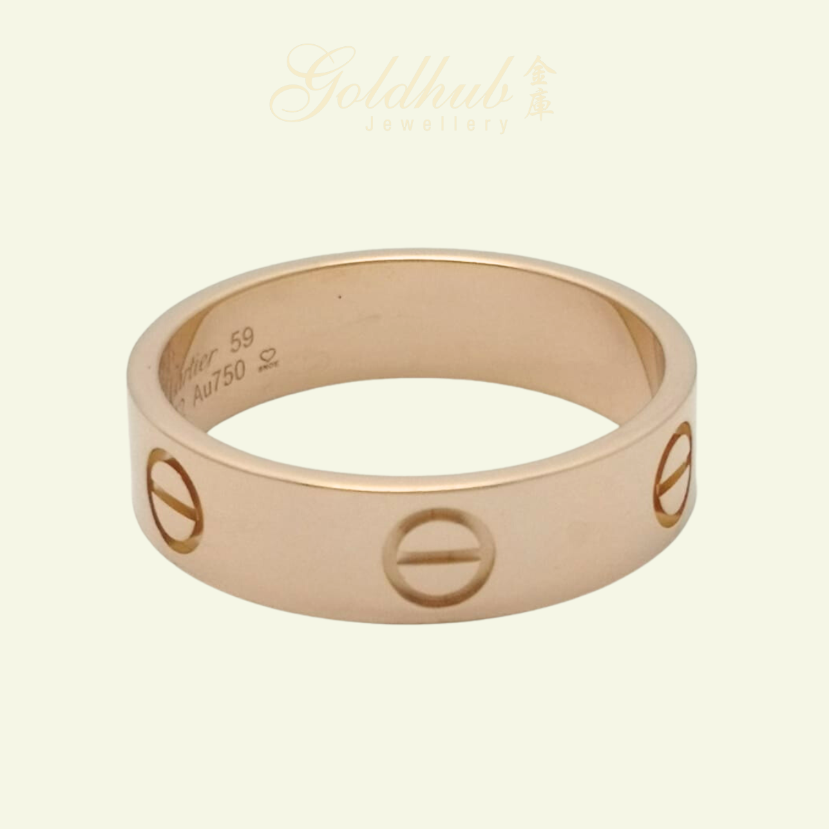 Cartier Love Ring in Rose Gold, Size 59