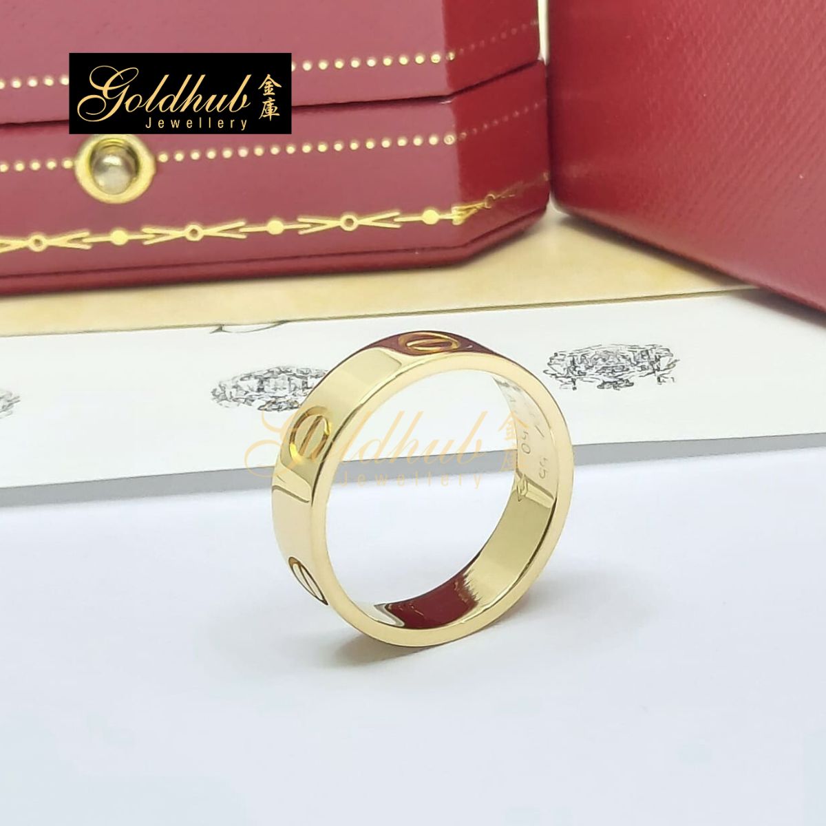 Cartier Love Ring, Classic Model in Yellow Gold, Size 55