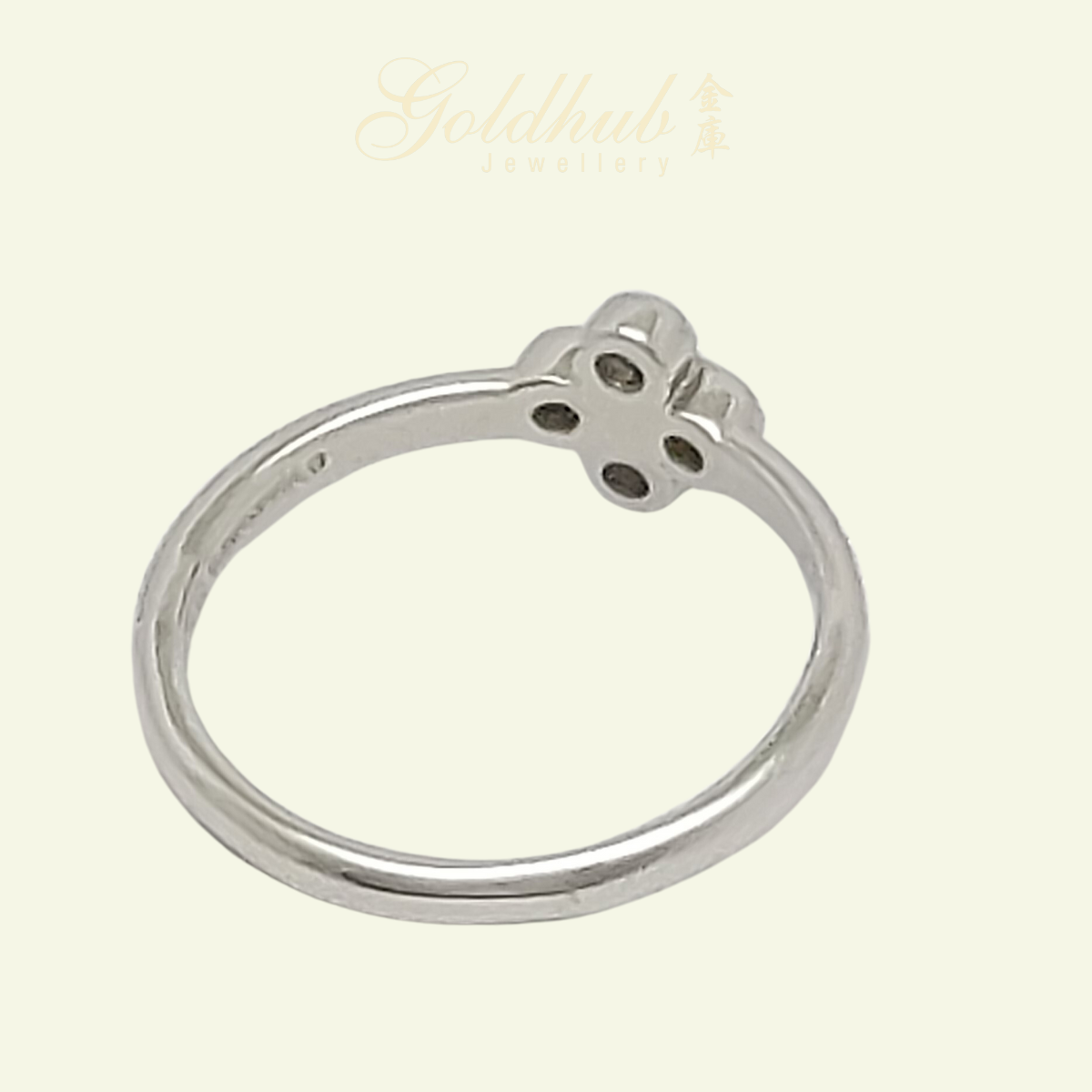 Tiffany & Co. Diamond Ring in Platinum, Size 4.5