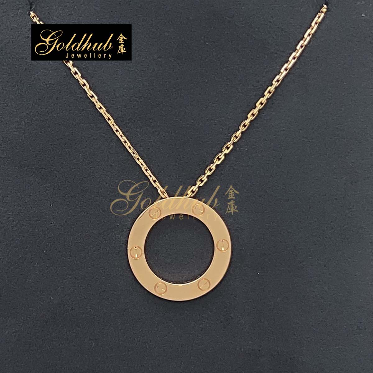 Cartier Love Pendant in Rose Gold
