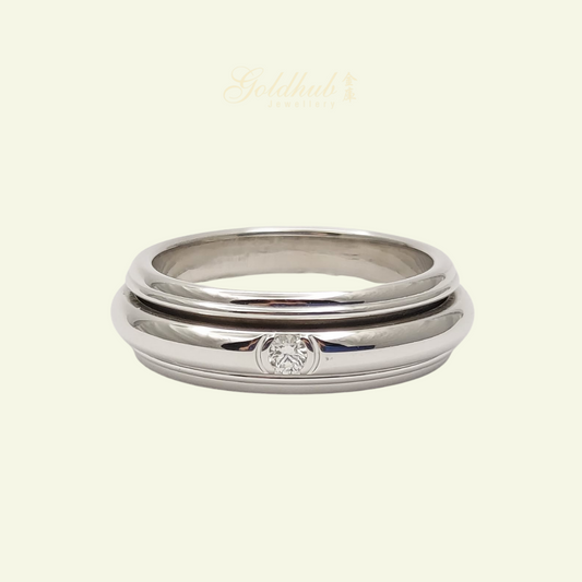 Piaget Diamond Classique Ring in White Gold, Size 53