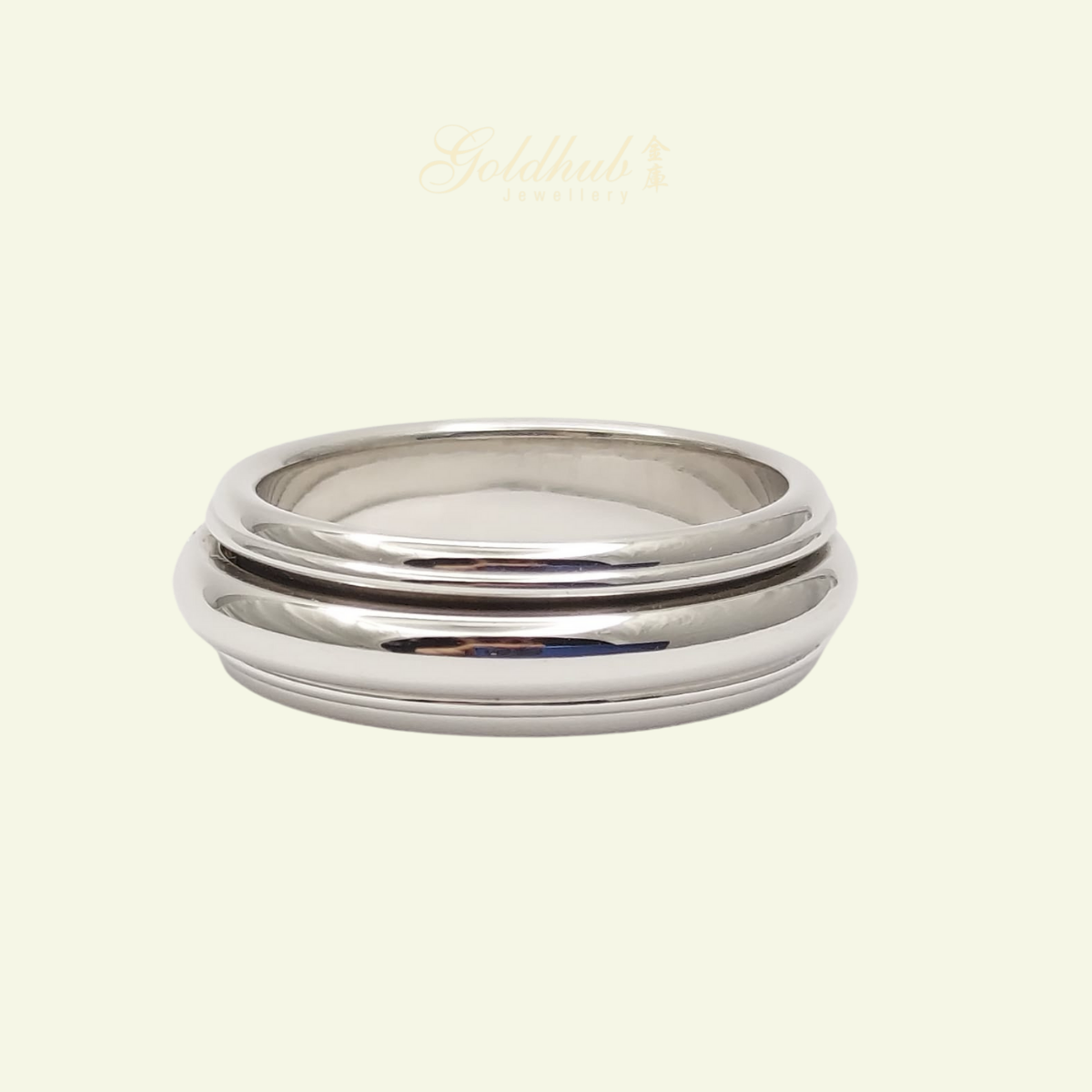 Piaget Diamond Classique Ring in White Gold, Size 53