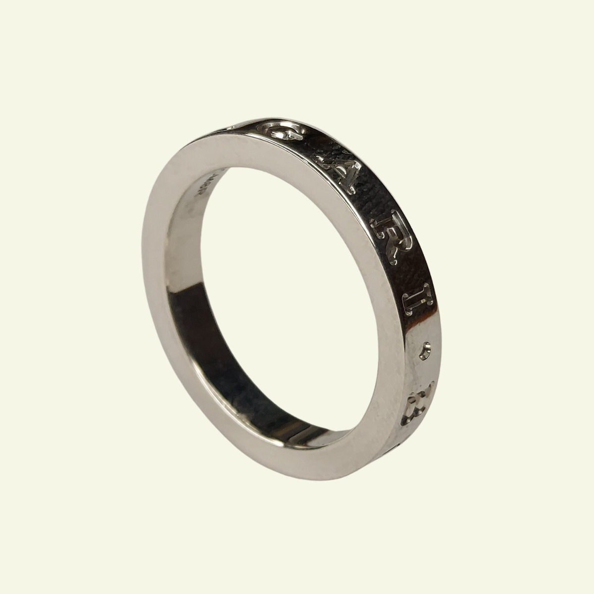 Bvlgari Bvlgari Ring in Platinum, Size 49