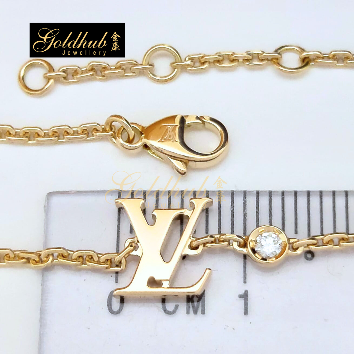 Louis Vuitton Idylle Blossom LV Bracelet, 1 Diamond in Rose Gold