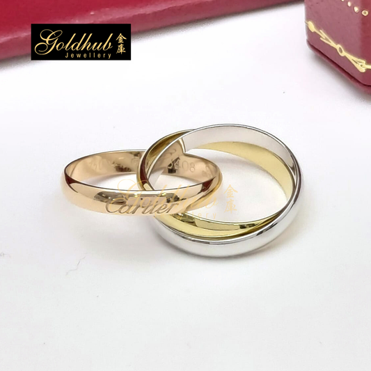 Cartier Trinity Ring, Small Model, Size 47
