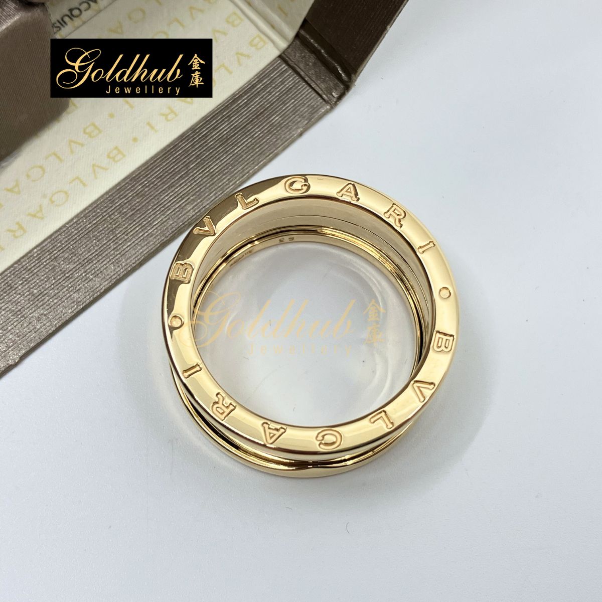 [Reserved] Bulgari B.zero1 4 Bands Ring in Yellow Gold, Size 63