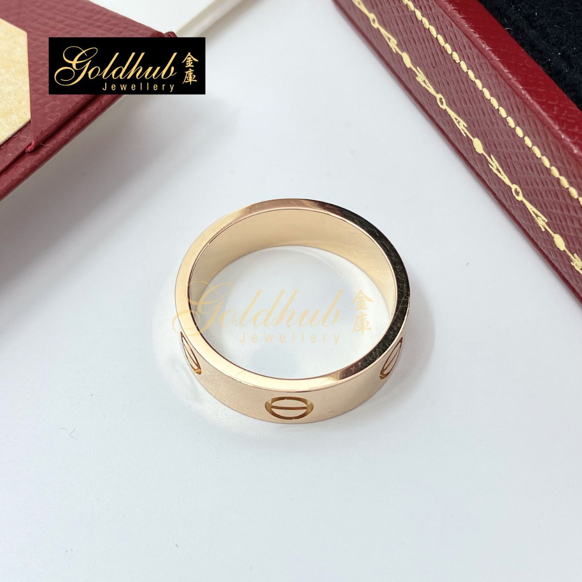 Cartier Love Ring, Classic Model in Rose Gold, Size 54