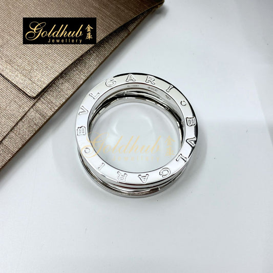 Bulgari B.zero1 Legend Ring in White Gold, Size 58