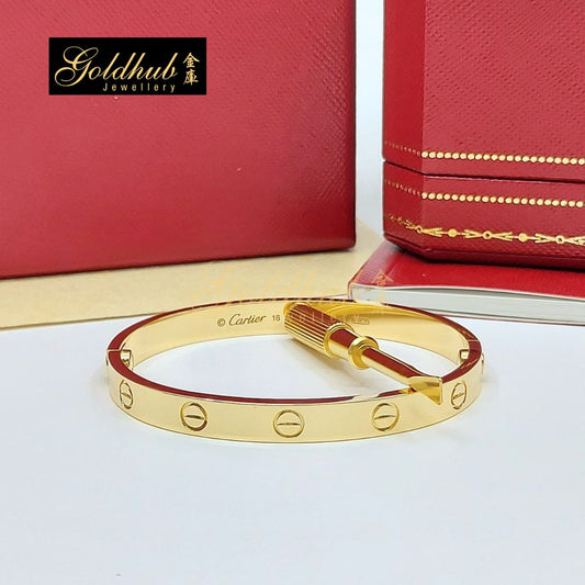 Cartier Love Bracelet, Classic Model in Yellow Gold, Size 16