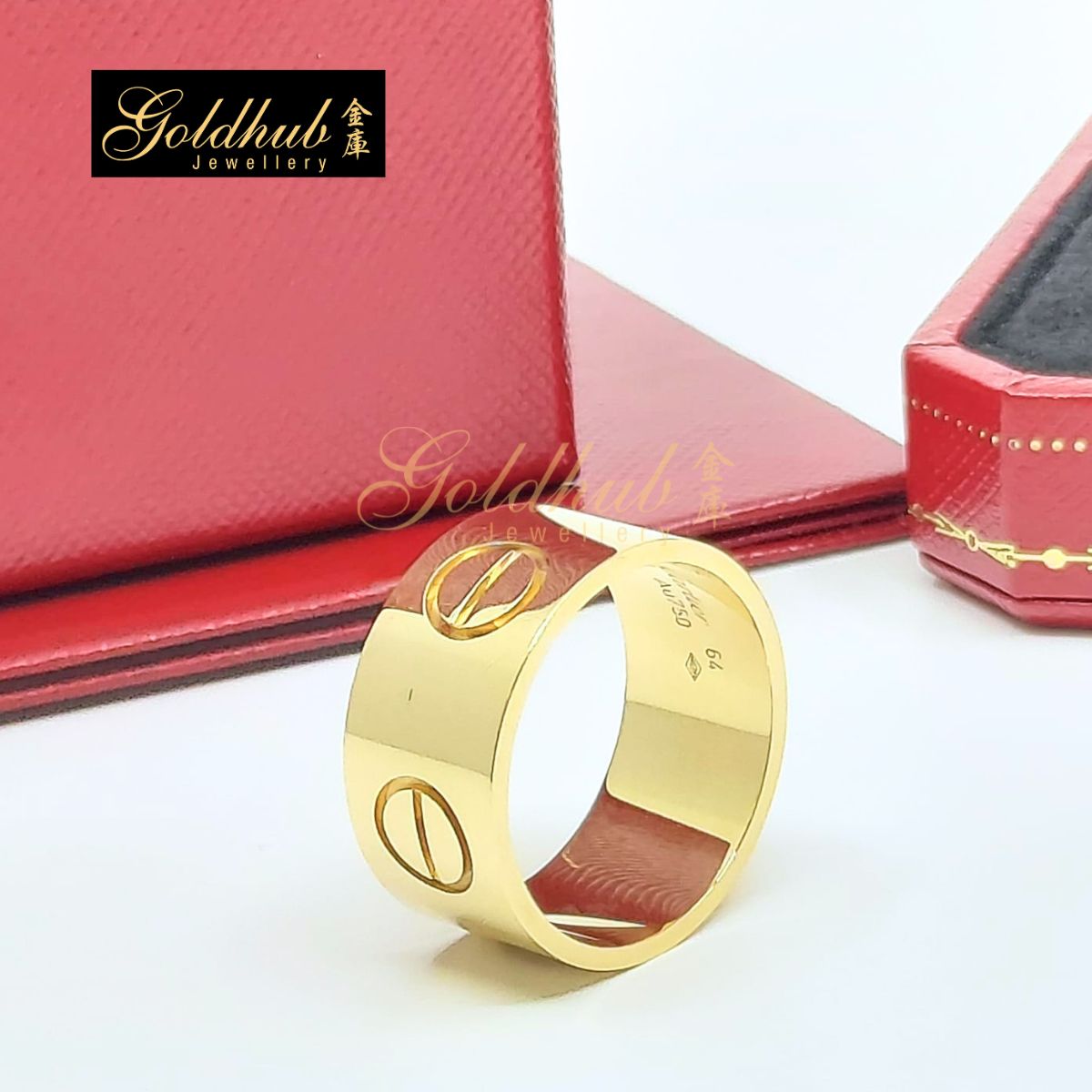 Cartier LOVE Ring, Large Model in Yellow Gold, Size 64