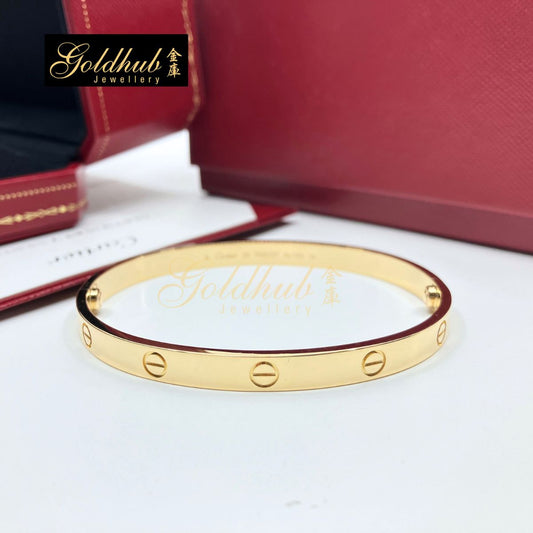 [Reserved] Cartier Love Bracelet, Classic Model in Yellow Gold, Size 20