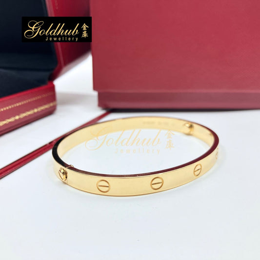 Cartier Love Bracelet, Classic Model in Yellow Gold, Size 19