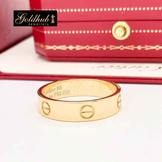 Cartier Love Ring in Yellow Gold, Size 66