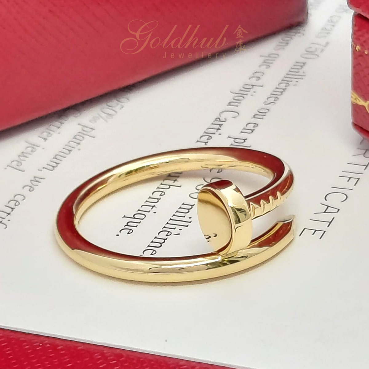 Cartier Juste Un Clou Ring in Yellow Gold