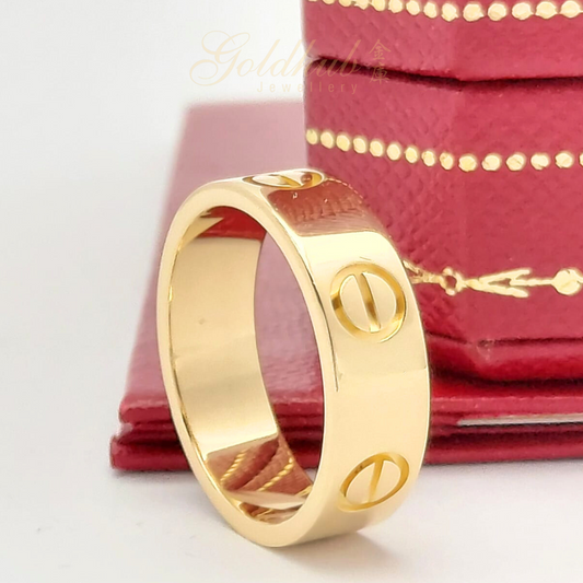 18k Pre-loved Cartier Love Ring in Yellow Gold