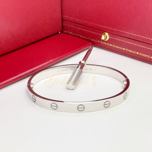 Cartier Love Bracelet in White Gold