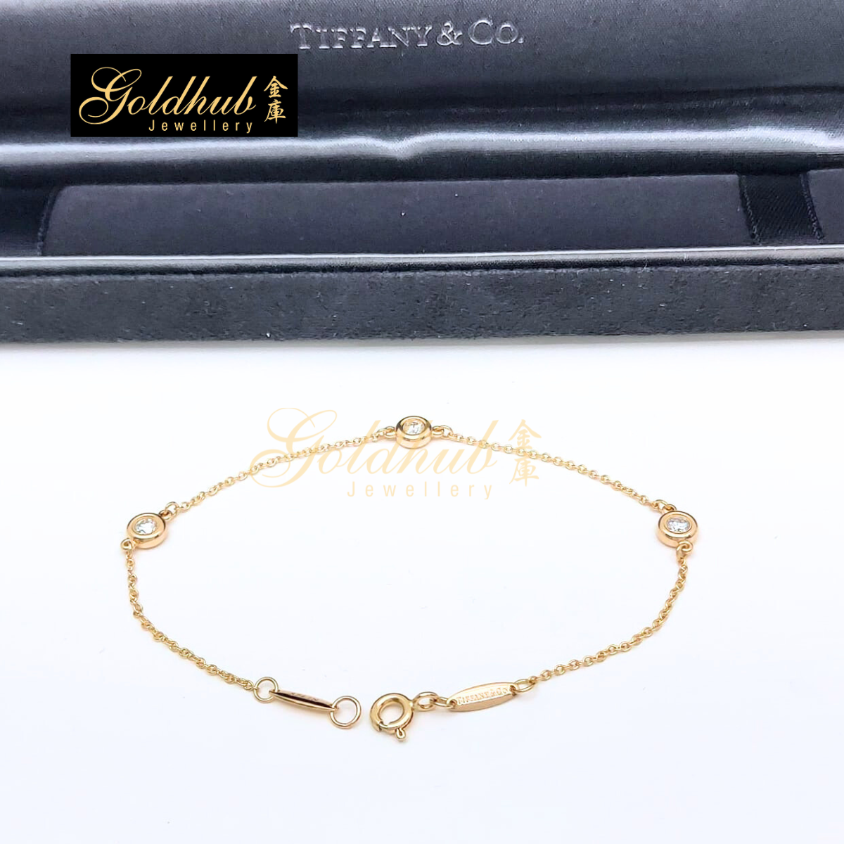 Tiffany & Co Elsa Peretti, Diamonds by the Yard Bracelet in Rose Gold