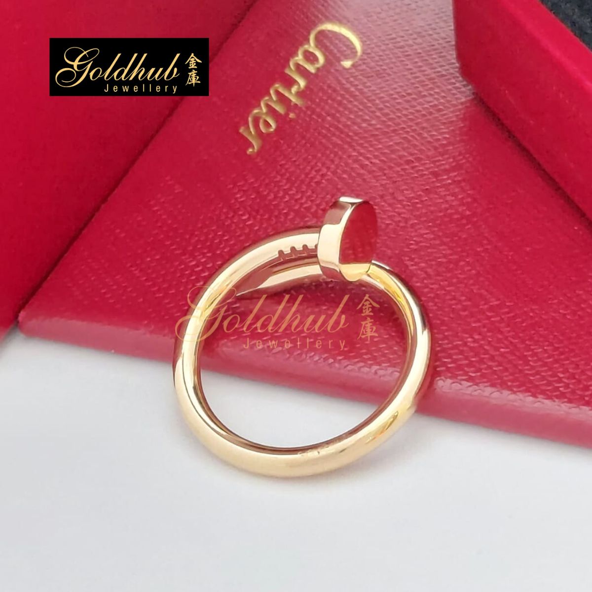 Cartier Juste Un Clou Ring in Rose Gold; Size 56