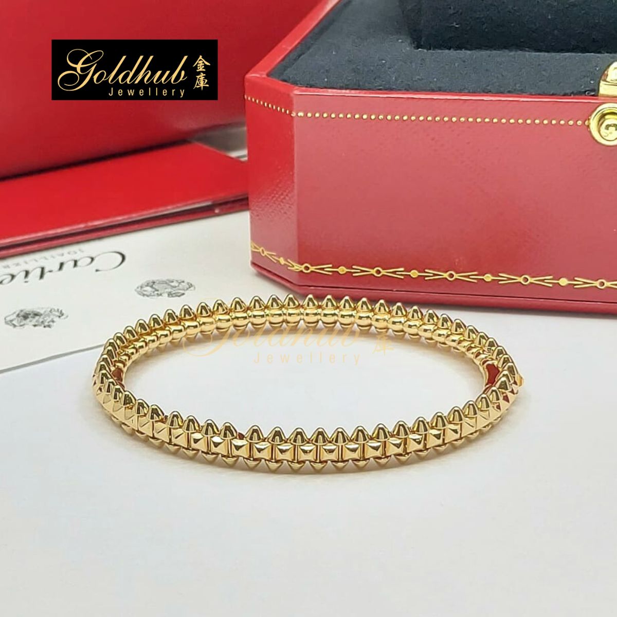 Cartier Clash de Cartier Bracelet, Small Model in Rose Gold, Size 15