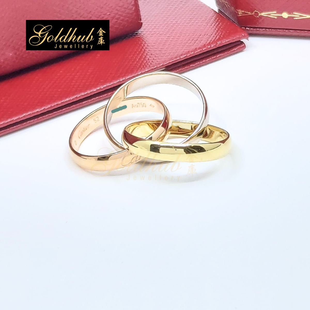 Cartier Trinity Ring, Classic Model, Size 52
