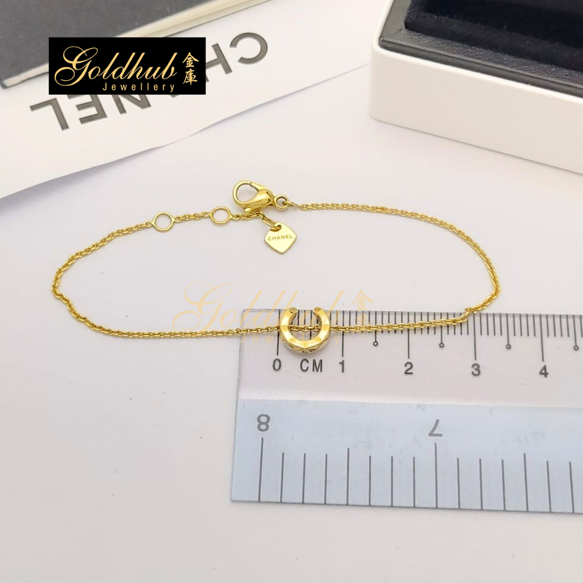 Chanel Coco Crush Quilted Motif Bracelet in Yellow Gold