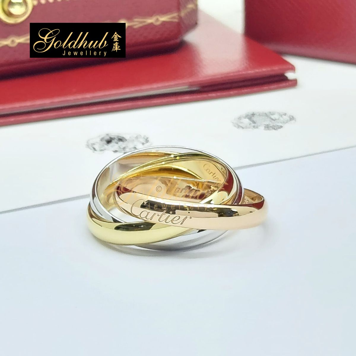 Cartier Trinity Ring, Classic Model Size 53