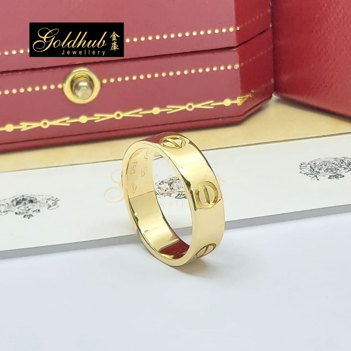 Cartier Love Ring, Classic Model in Yellow Gold, Size 55