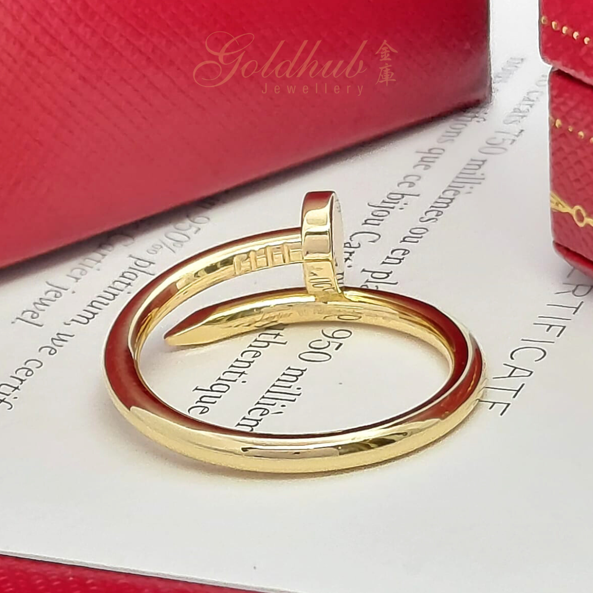 Cartier Juste Un Clou Ring in Yellow Gold