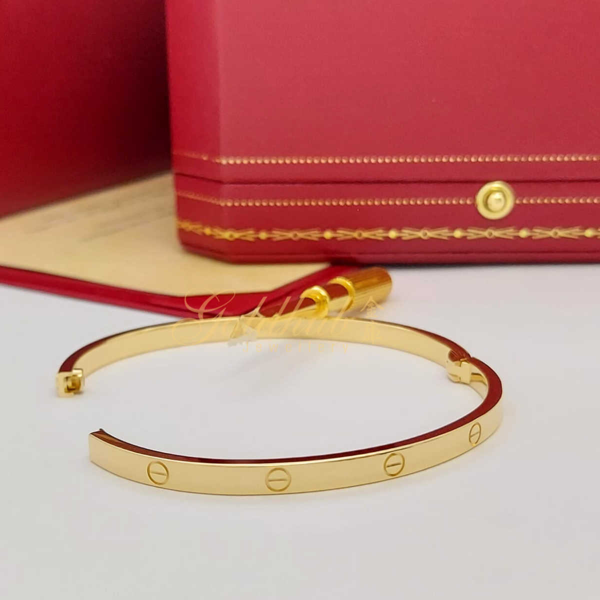 Cartier Love Bracelet (Small Model) in Yellow Gold