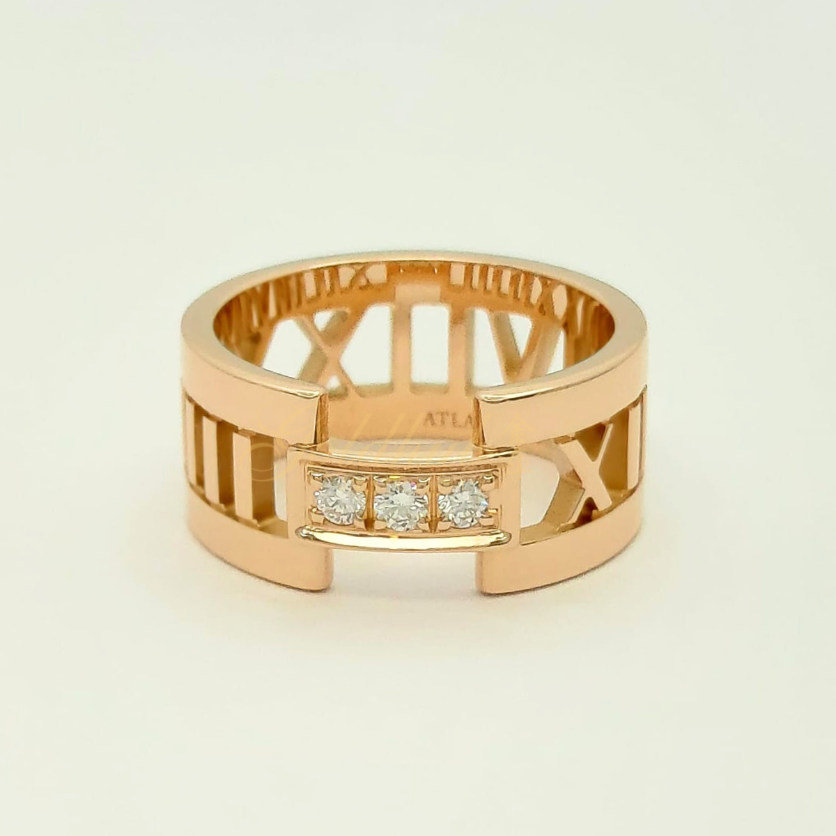 Tiffany & Co. Atlas Diamond Ring in Rose Gold
