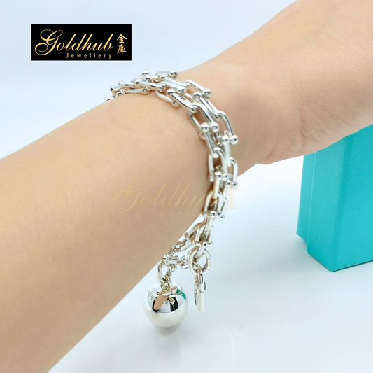 Tiffany & Co HardWear Small Wrap Bracelet in Silver
