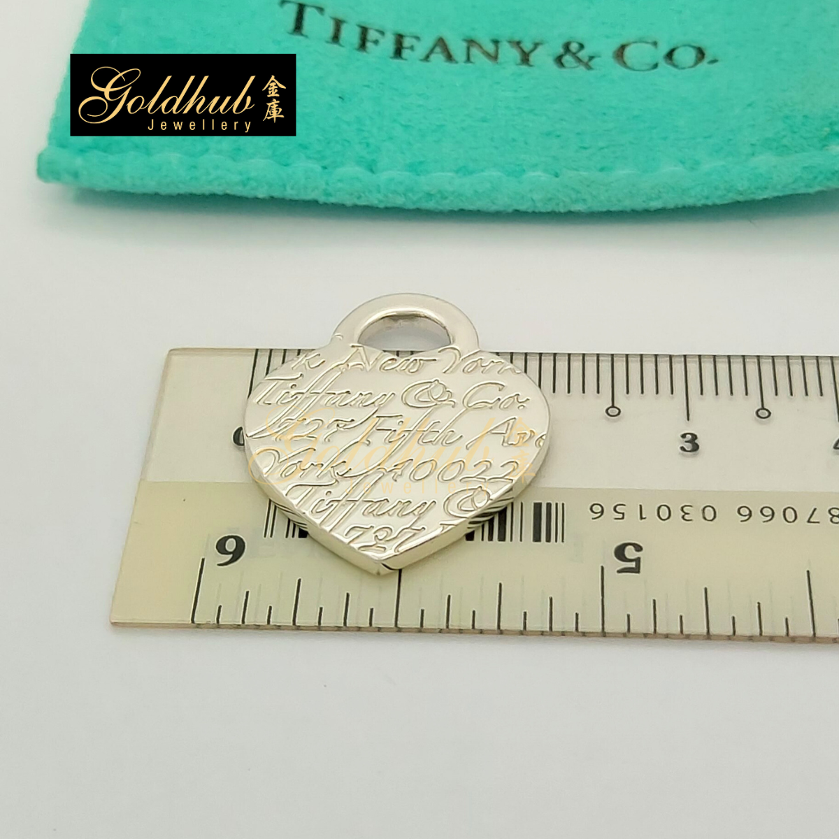 Tiffany & Co Heart Tag Charm in Sterling Silver