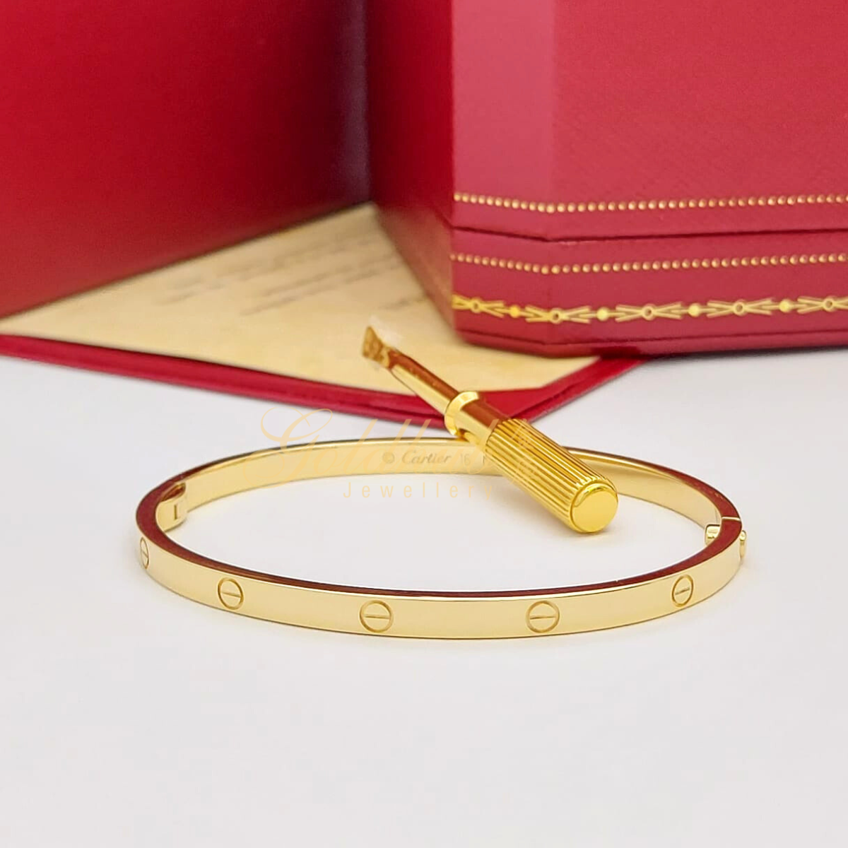 Cartier Love Bracelet (Small Model) in Yellow Gold