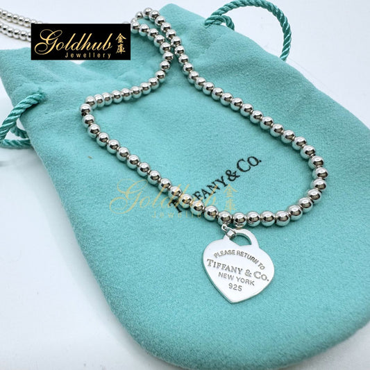 [Reserved] Tiffany & Co Return to Tiffany Bead Necklace in Sterling Silver