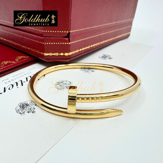 Cartier Juste Un Clou Bracelet, Classic Model in Yellow Gold, Size 15