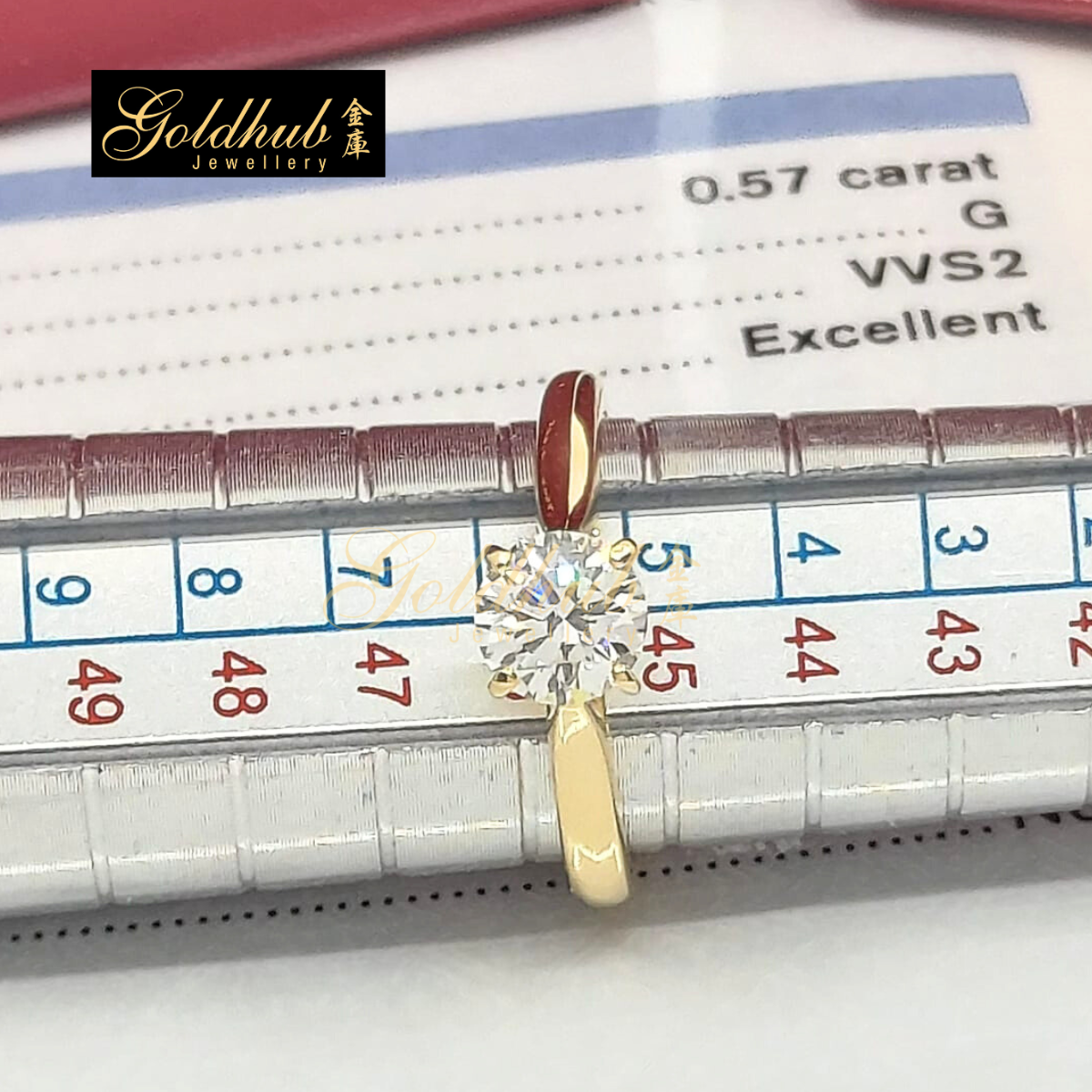Cartier Solitaire 1895 Ring in Yellow Gold, Size 46