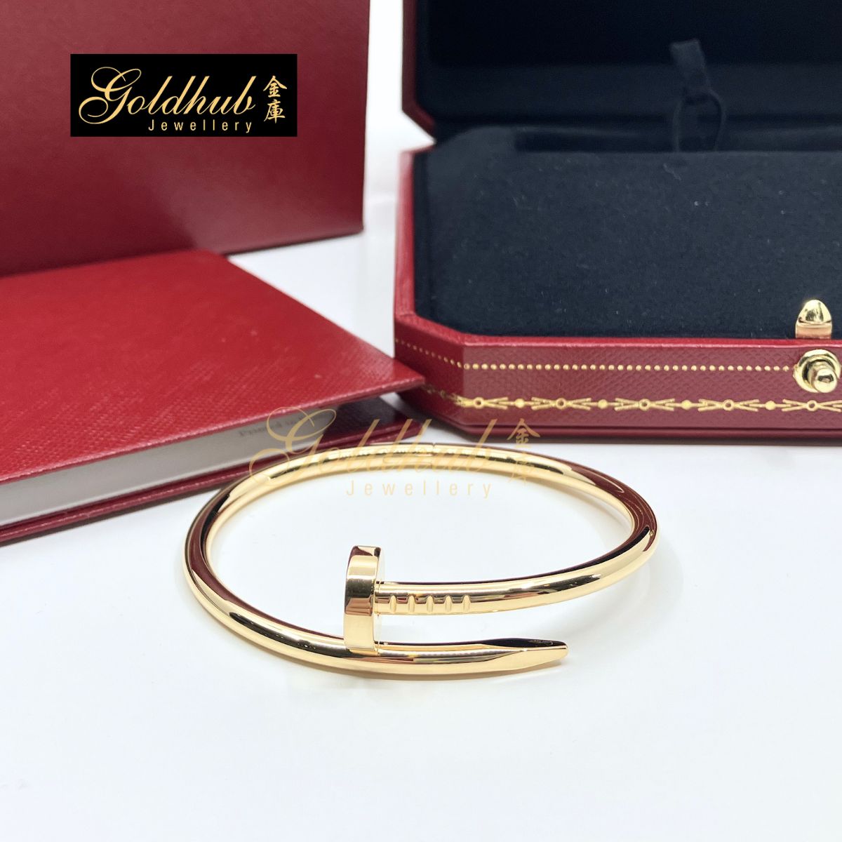 Cartier Juste Un Clou Bracelet, Classic Model in Yellow Gold, Size 15