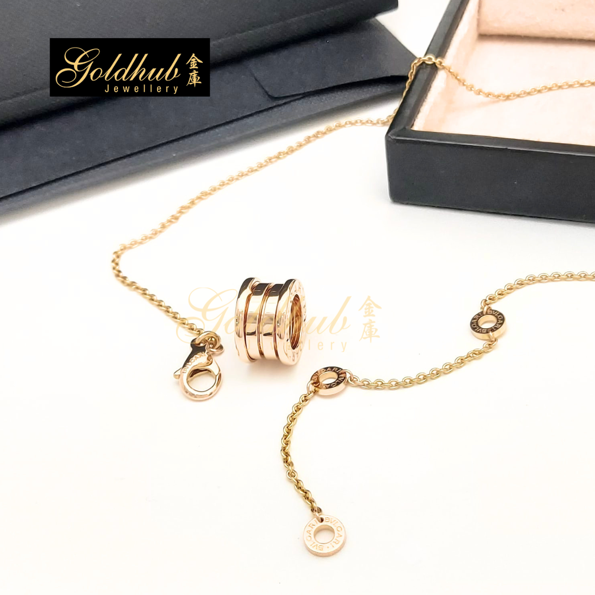 Bulgari B.zero1 Necklace in Rose Gold