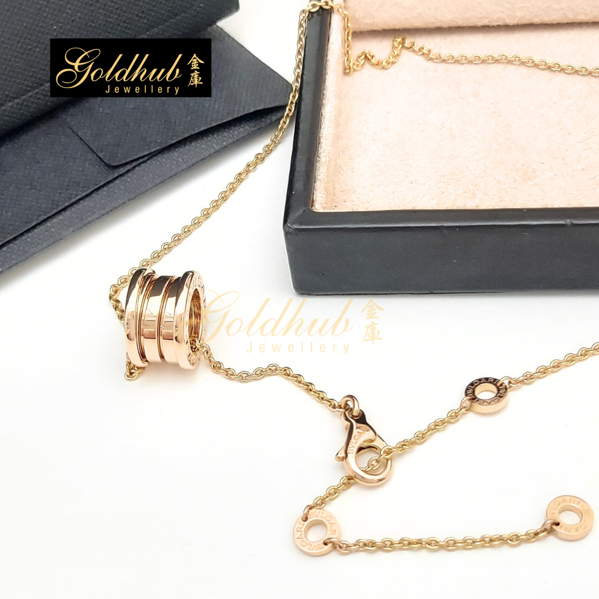 Bulgari B.zero1 Necklace in Rose Gold