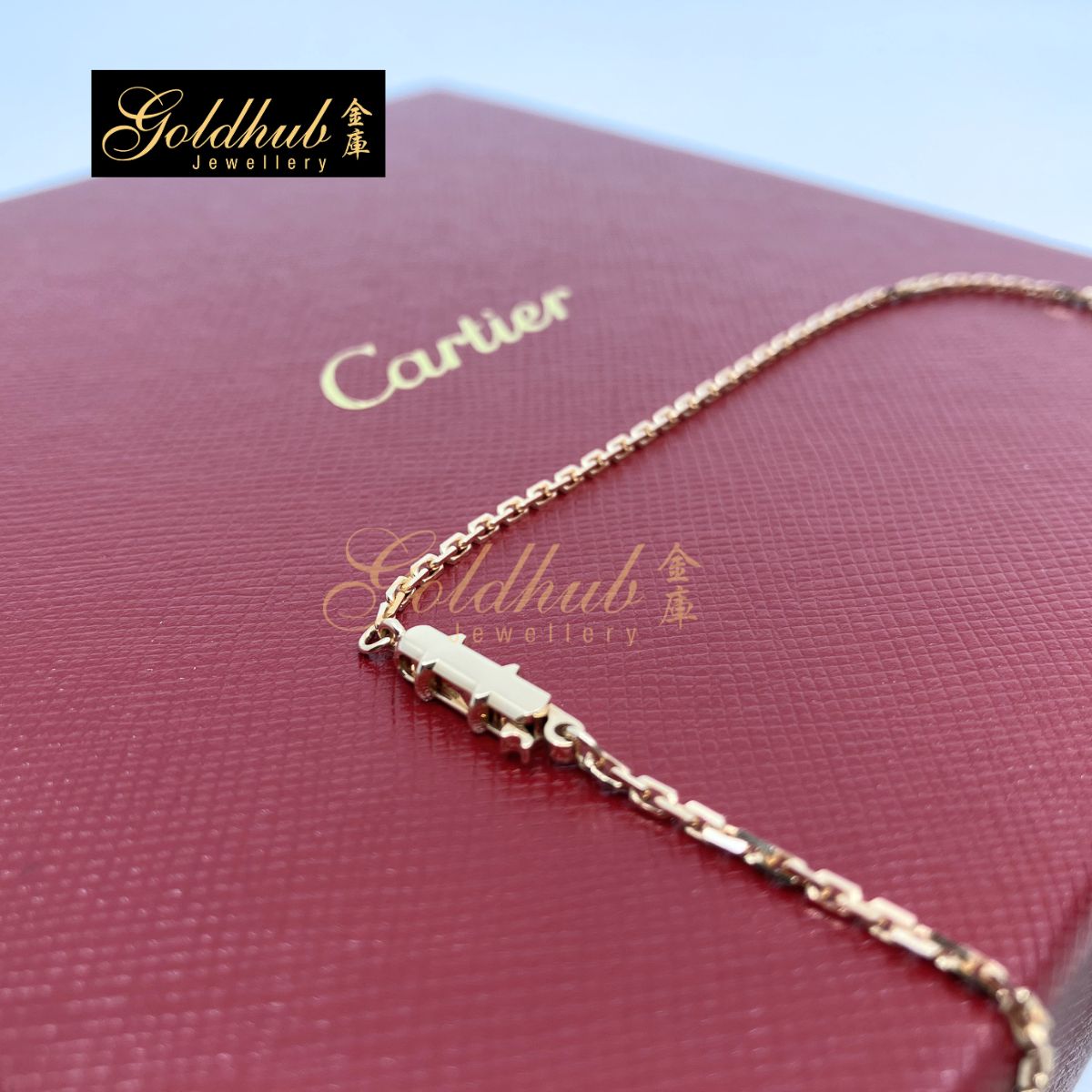 Cartier Love Pendant, Pave Diamonds in Rose Gold