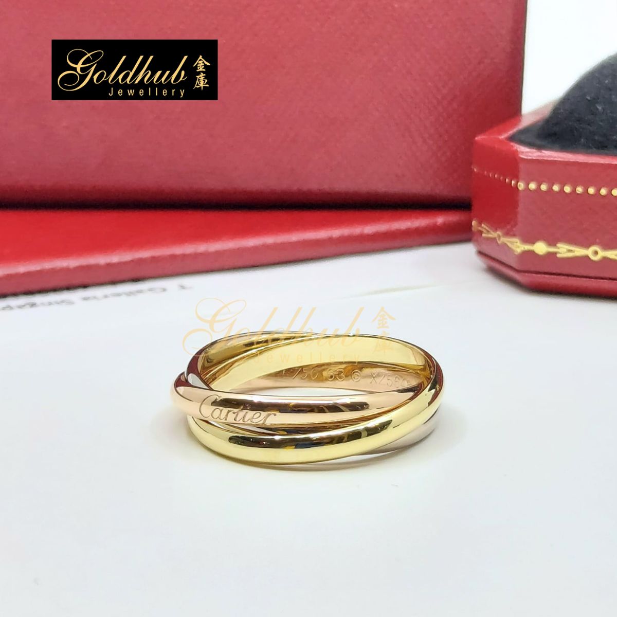 Cartier Trinity ring, Small Model, Size 63
